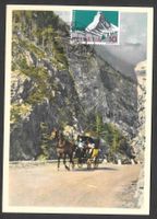 Maximumkarte 433 S. 701 50 Jahre Simplon-Autopost 3.6.1969