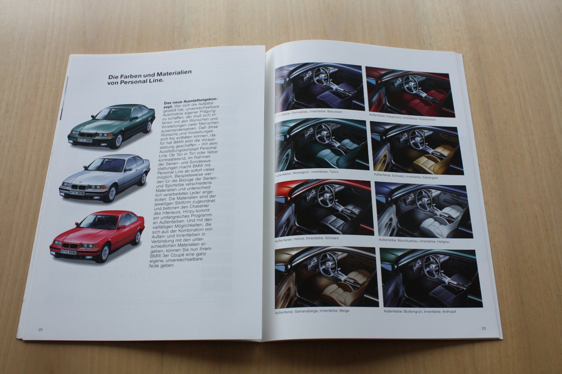 BMW Documenti: BMW 3er Coupes Prospekt 1994 – Usato da Wikon venduto da erwin400 6