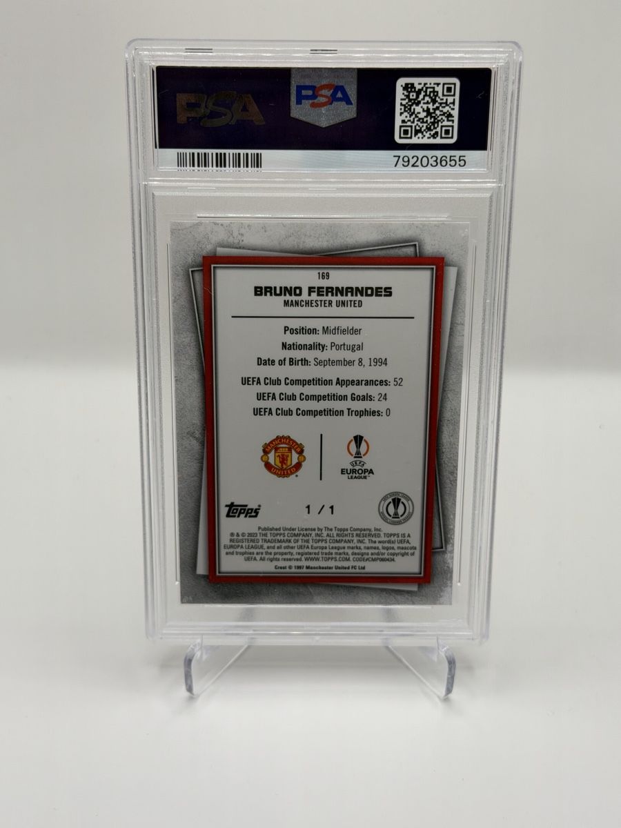Topps Sammelbilder & Trading cards: Bruno Fernandes 1/1 Superfractor – Gebraucht aus Praz (Vully) von ShoreCardCo 1