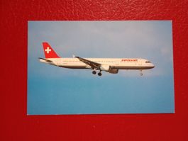 AK Flugzeug Swissair Airbus Industrie A321-111