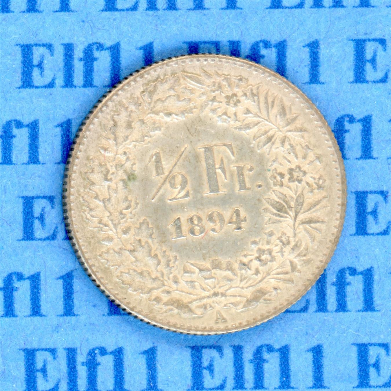 Alle Münzen: CHF___0.50 1894 unz-stgl 50 Rappen – Neu (gemäss Beschreibung) aus Widnau von Elf11