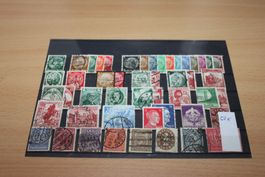 Deutsches Reich ab 1933 - 50 gestempelte Briefmarken