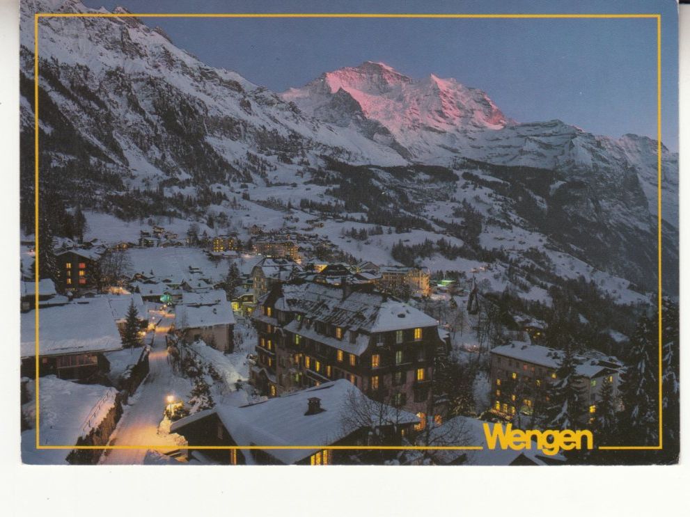 Ansichtskarten: Wengen 1991 – Gebraucht aus Bürglen TG von StampGraf