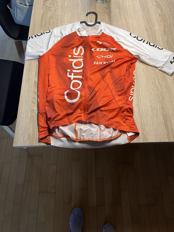 Maillot cycliste COFIDIS UCI PRO TOUR 2005 porté DUBOIS vintage shirt