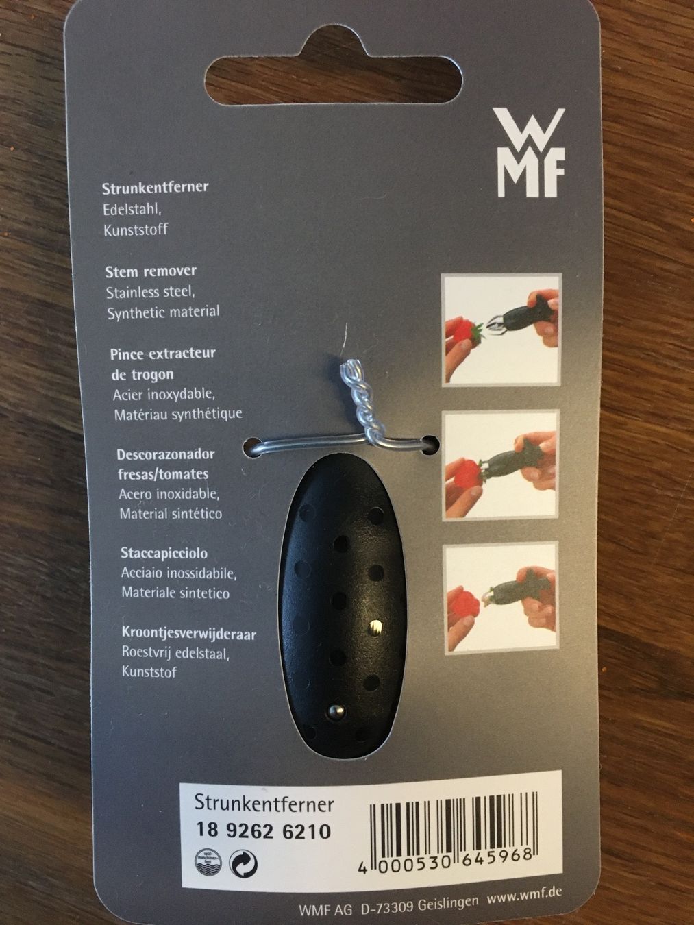 WMF Elettrodomestici da cucina: Strunkentferner „WMF“ – Nuovo e nell'imballaggio originale da Bauma venduto da Budgerigar 3