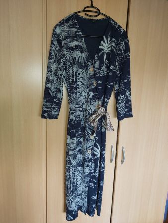 Robe longue Desigual XL, imprimé tropical, été