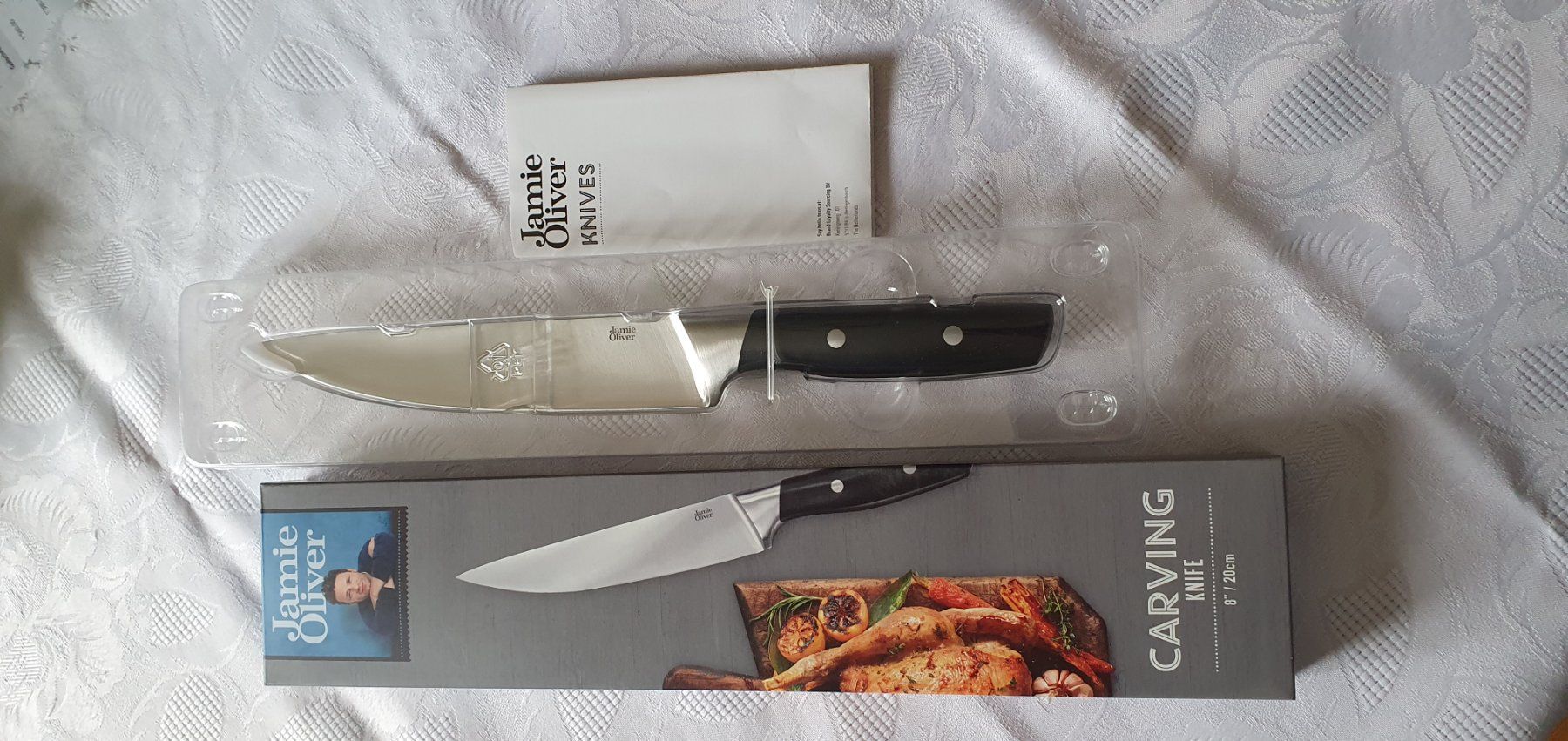 Coltelli da cucina: Jamie Oliver CARVING KNIFE 8" / 20 cm. – Nuovo e nell'imballaggio originale da Läufelfingen venduto da jac_vp95