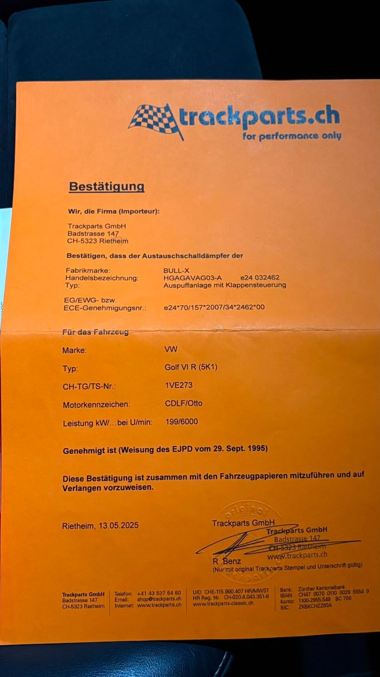 Volkswagen Sistemi di scarico: BullX Auspuffanlage – Usato da Haldenstein venduto da vasco76 4