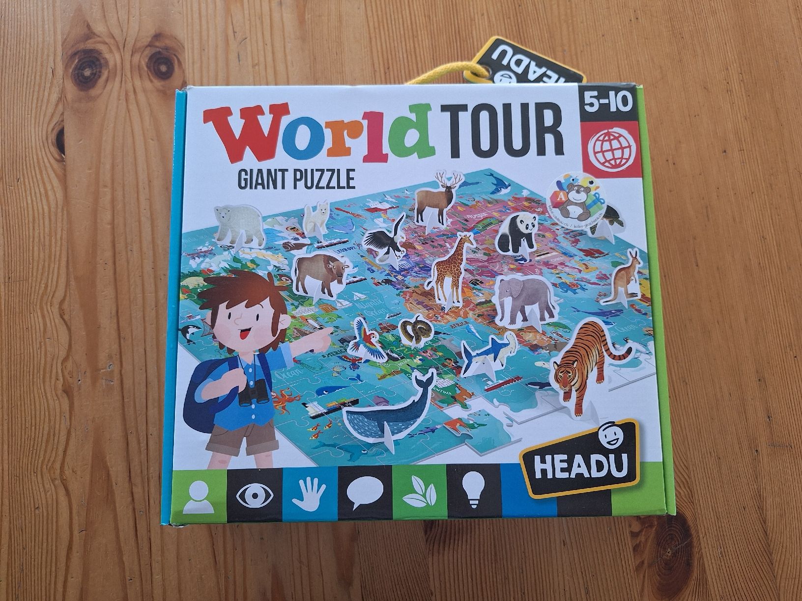 Puzzle: Puzzle Weltkarte 108 Teile – Usato da Aesch BL venduto da ChezToKa