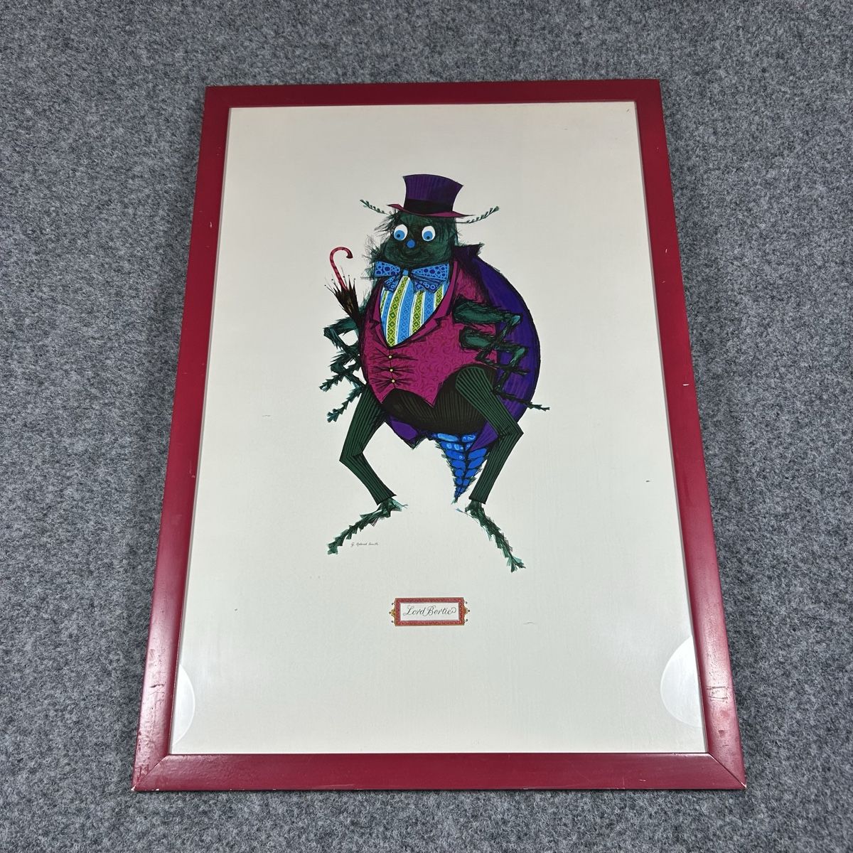 Tele & Cornici: G. Roland Smith Insect Prints – Usato da La Sagne NE venduto da Matlasape