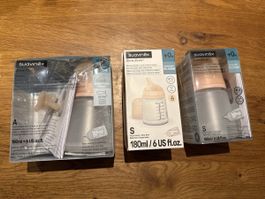 Neuer Vaporisator, Suavinex NewbornBabyflaschen Set 4 Teilig