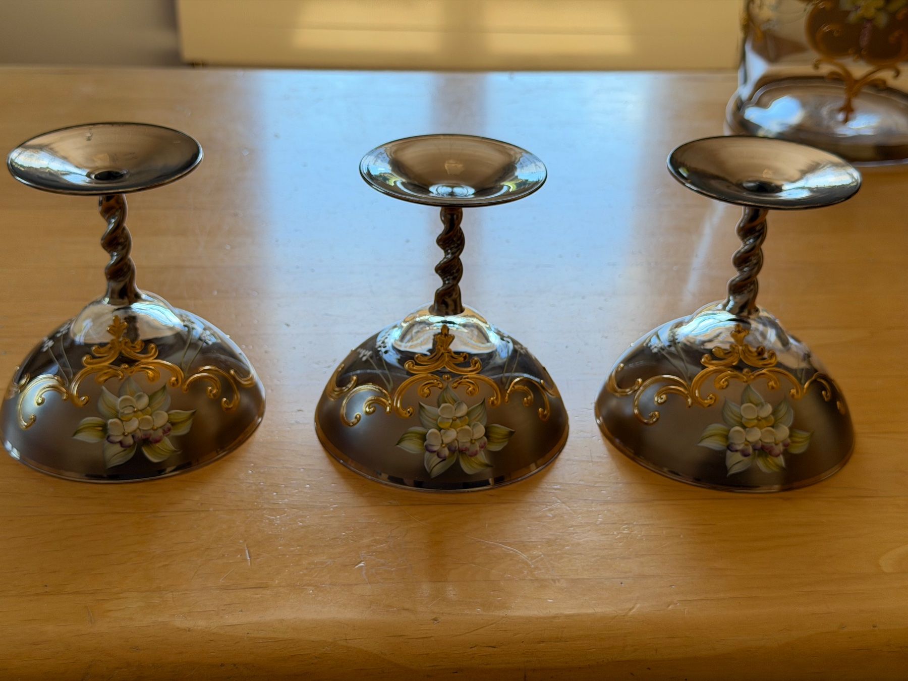 Sonstiges: Murano Champagner Kübel und 3 Gläser – Gebraucht aus Ebikon von Berku 8
