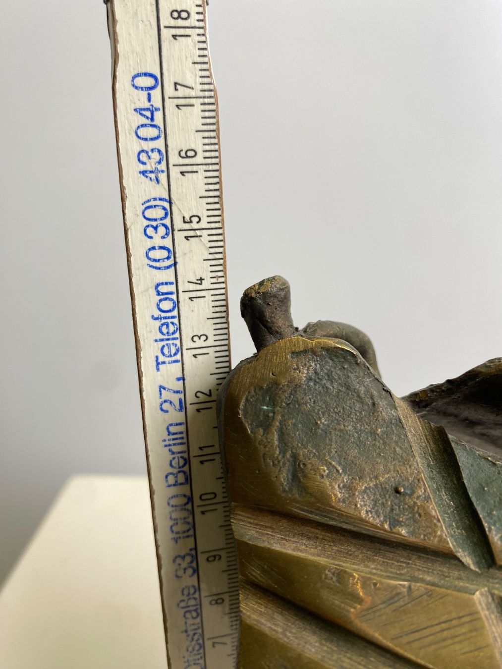 Sculture & Statue: Bronzeskulptur in Birnenform Messing oder Bronze Brutalist – Usato da basel venduto da franzie1 6