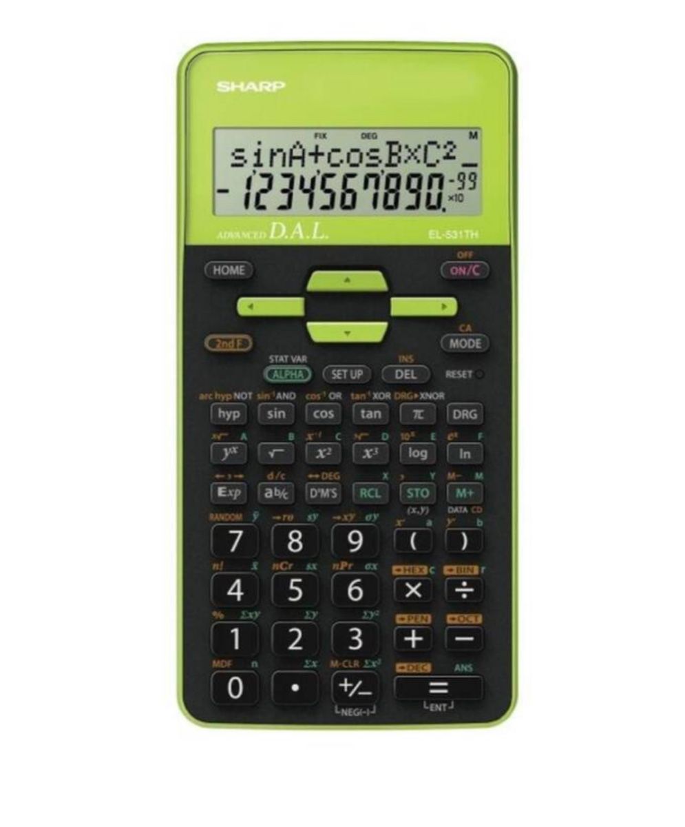 Sharp Calcolatrici tascabili: SHARP EL-531TH-GR Taschenrechner – Nuovo e nell'imballaggio originale da Winterthur venduto da leimaj 2