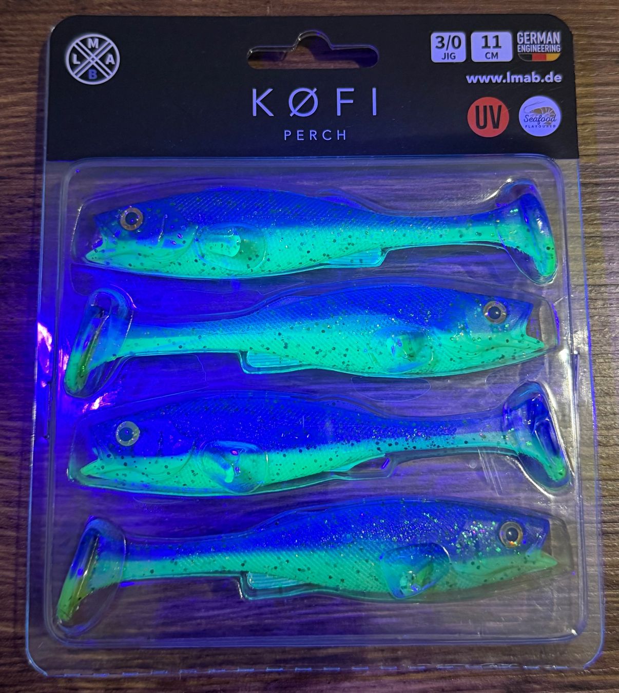 Esche: LMAB Köfi Perch Shad 11 cm – Nuovo e nell'imballaggio originale da Widnau venduto da Fishingtackle_Oggy 2