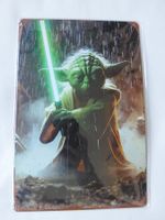 Metallschild Yoda Star Wars 30cm × 20cm / Bild