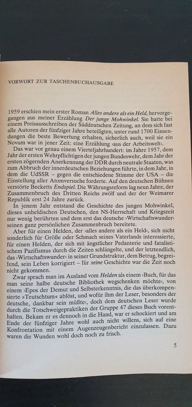 Libri: Alles andere als ein Held (Roman) – Usato da Langnau am Albis venduto da jer_pm72 4