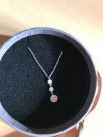 Weissgold collier mit Anhänger 18K