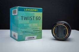 Lensbaby TWIST 60 für Canon / nie im Einsatz