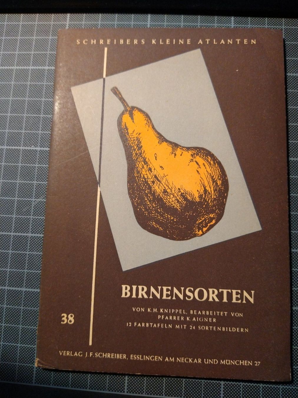 Buch Birnensorten, Knippel/Pfarrer K. Aigner, Rarität! XXL (Gebraucht ...