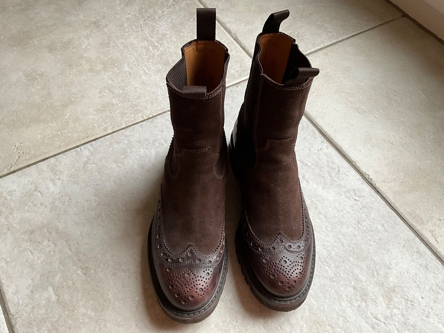 Scarpe da donna: Bottines en cuir et daim – Usato da Meinier venduto da Izabelaanna