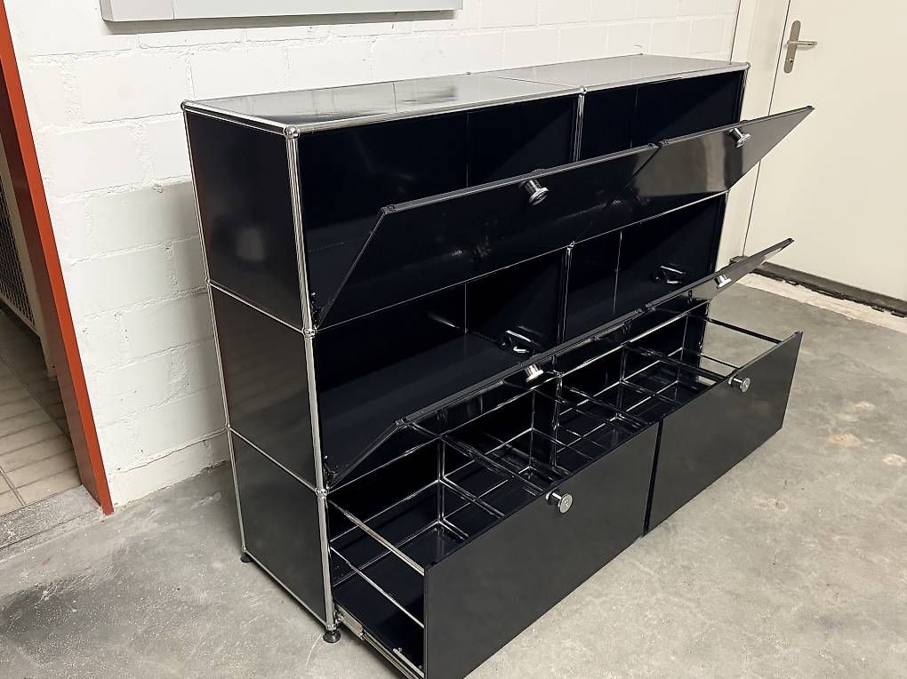 USM Commodes: USM Haller Sideboard Schwarz 2x3 – D'occasion à Dietikon par Kumar_Occasionen 4
