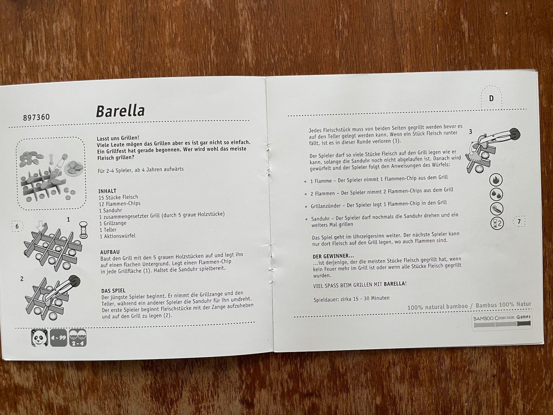 Giochi: Barella Grillspiel Bamboo – Usato da Ballwil venduto da goldi360 4