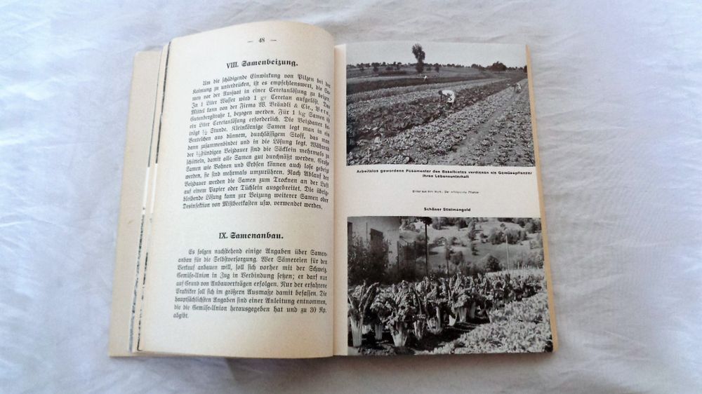 Der Gemüsegarten / Buch 1943 mit 72 Bildern / Ein Leitfaden Kaufen