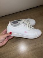 Lacoste Sneaker, Gr. 39, Weiss/Pink, wenig getragen!