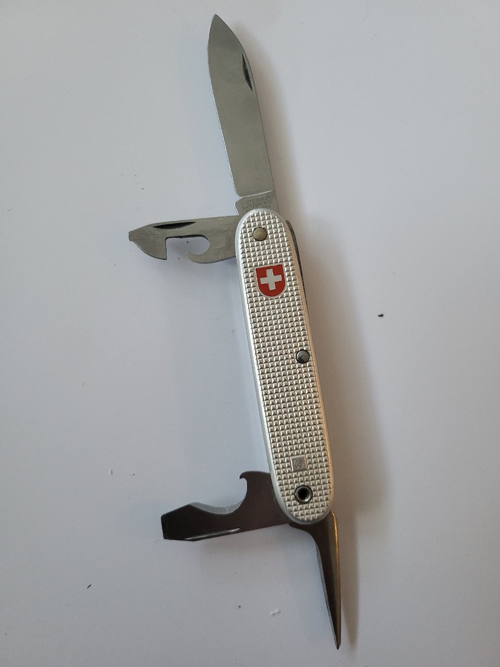 Schweizer Armee Coltelli tascabile: Originales Schweizer Soldatenmesser /silber, 78 – Usato da nunningen venduto da mic_88k2 3