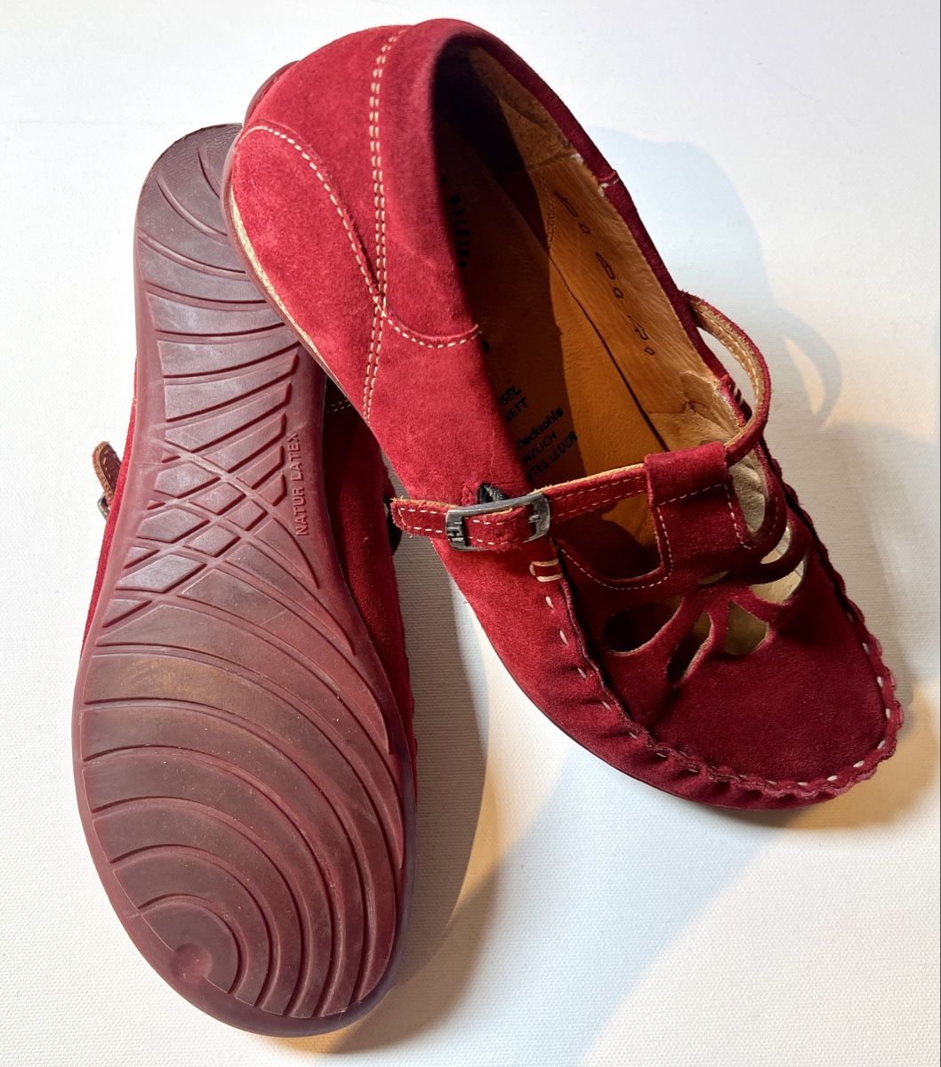 Think Damenschuhe: Rote Wildlederschuhe von THINK! – Gebraucht aus Zürich von rsa_dv8r 3
