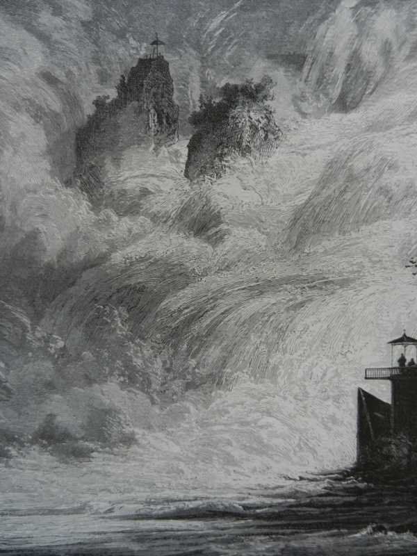 Stiche: Rheinfall Xylographie – Gebraucht aus Risch von Rischli15 4
