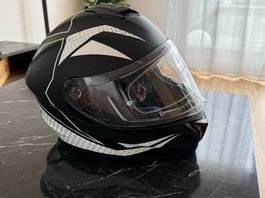 iXS Integralhelm 216 2.0 matt schwarz-weiss - Grösse M