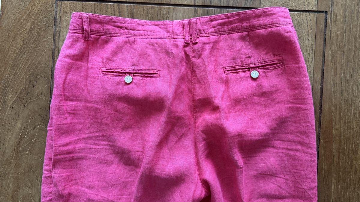 Brax Pantaloni: Brax Leinenhosen Rosa 44 – Usato da Zollikon venduto da rose59 6