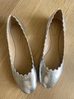 Chloe Ballerinas Lauren Silber Grösse 38 neu