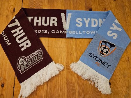 Macarthur Rams vs. Sydney FC 2012 Schal Fussball Australien