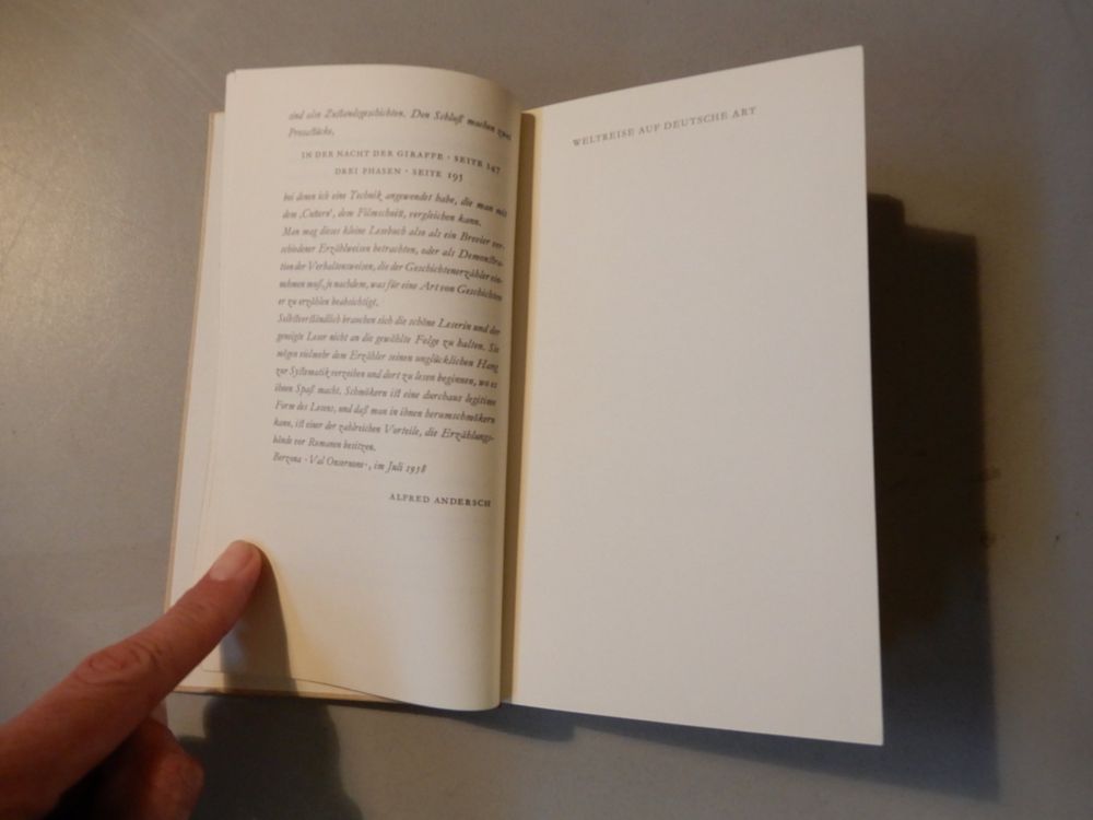 Livres: Antikes Buch Alfred Andersch - Geister und Leute – D'occasion à Erstfeld par Mario_boe0 5