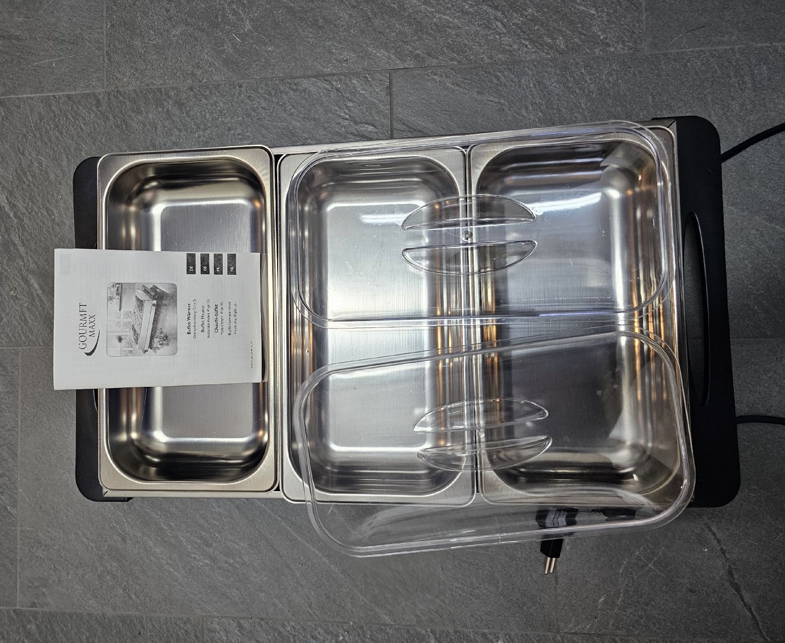 Büffets: Gourmet Maxx Buffet-Wärmer, Warmhalteplatte – Gebraucht aus Mels von WendySchumacher