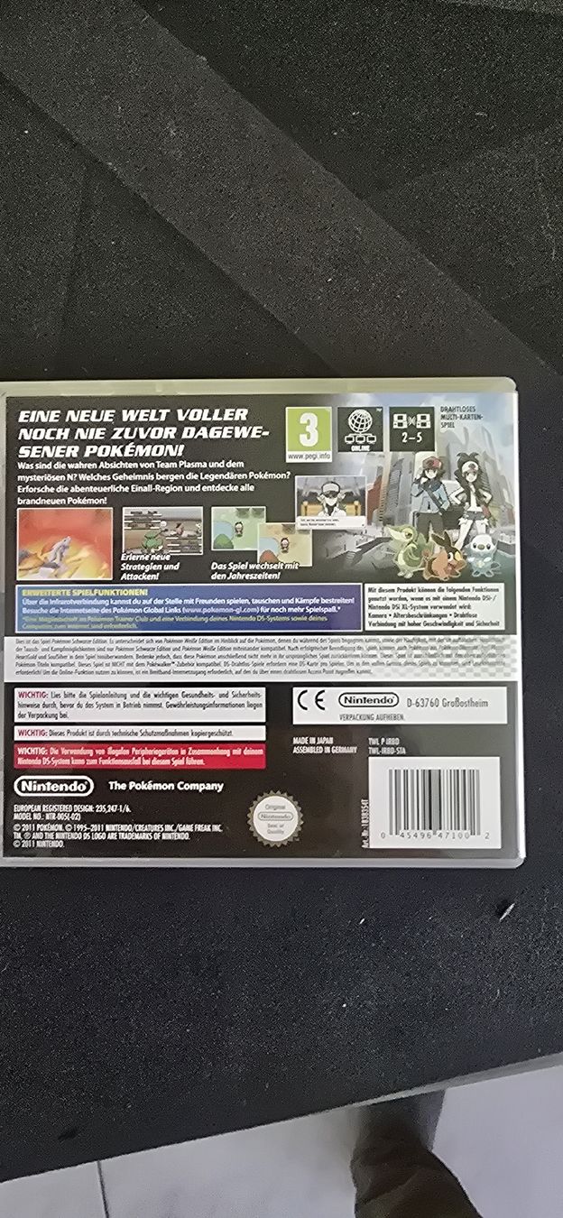 Pokémon Giochi: pokemon schwartze edition – Usato da Uerkheim venduto da jon_9jmj 1