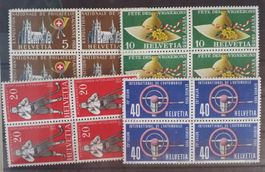 4326) 320-323, Werbe, im 4-Block postfrisch/ falz Kt. 30.-
