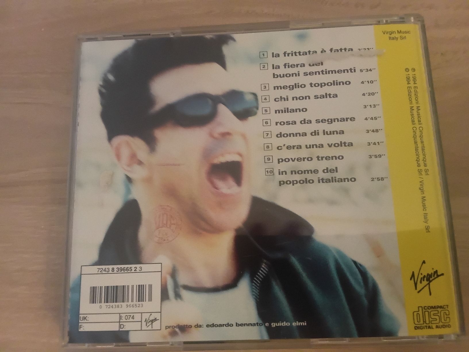 CD: Edoard Bennato – Usato da Liebefeld venduto da CD-Urs 1