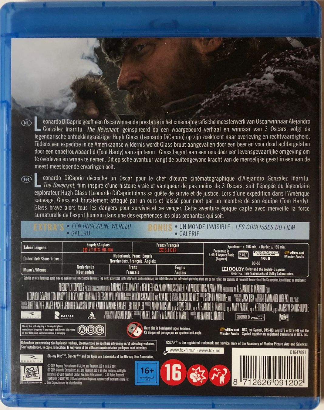 Alle DVDs: DICAPRIO / HARDY - THE REVENANT – Gebraucht aus Poliez-Pittet von Newtown-Records 1