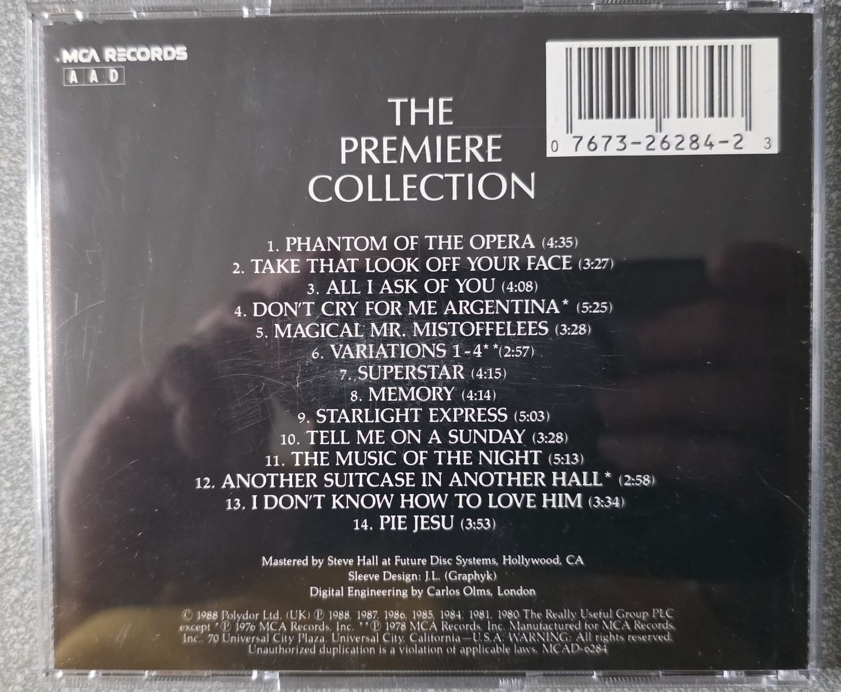 CD: Andrew Lloyd Webber - Original  Motion Picture Soundtrack CD – Nuovo e nell'imballaggio originale da Oetwil am See venduto da fineli2 1