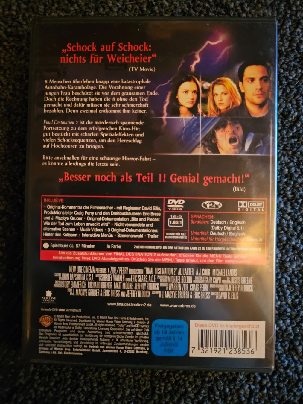 Tutti i DVDs: FINAL DESTINATION 2(14175) – Usato da Ruswil venduto da M71 1