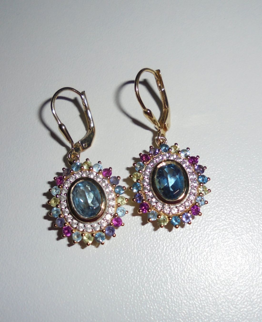 Ohrringe & -stecker: Echtschmuck: Londonblauer Topas-Silberohrringe 925er – Neu (gemäss Beschreibung) aus Zuchwil von maumauchi 6