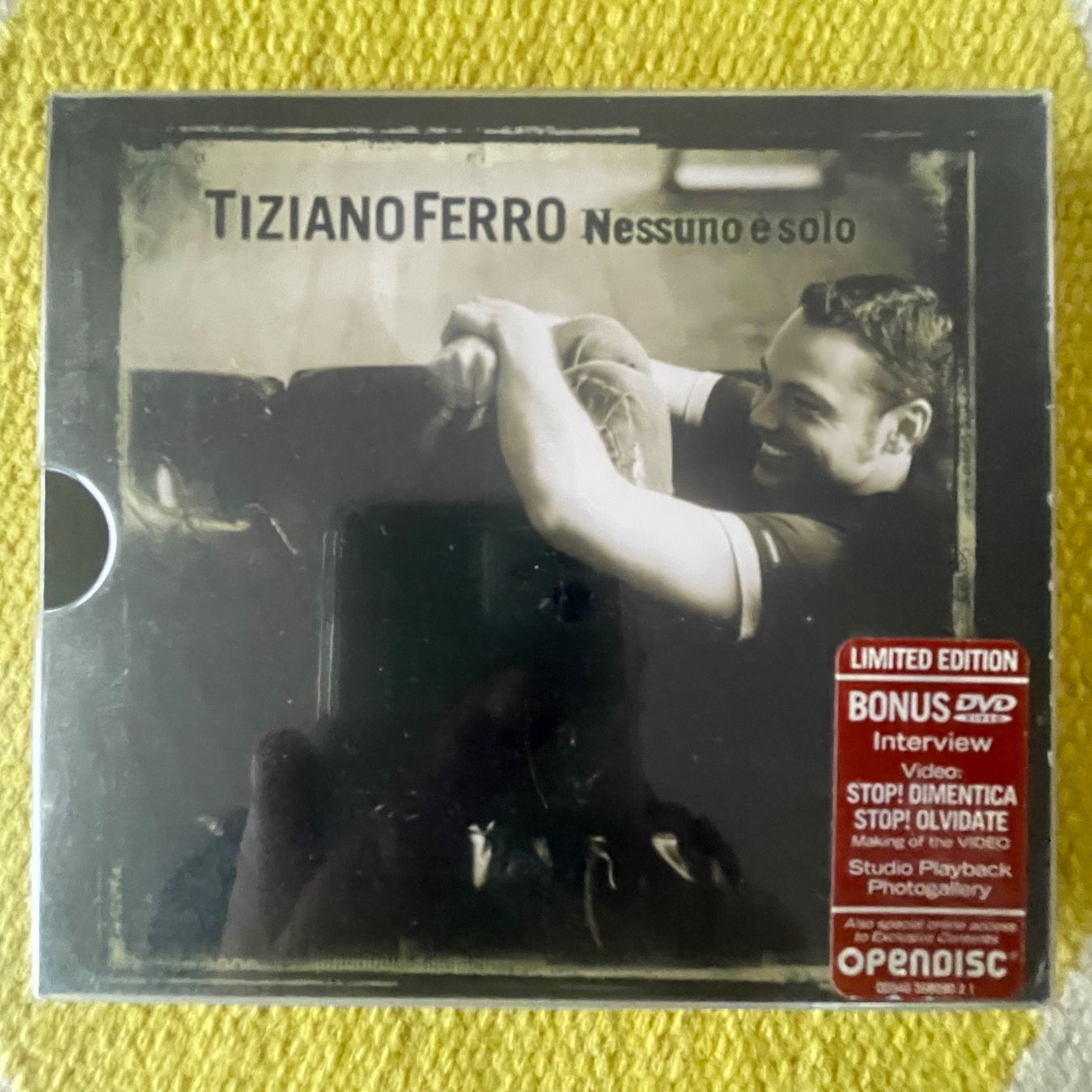 CD: TIZIANO FERRO-CD+DVD NESSUNO E SOLO LIMITED EDITION – Usato da Rorschacherberg venduto da CD-Roli