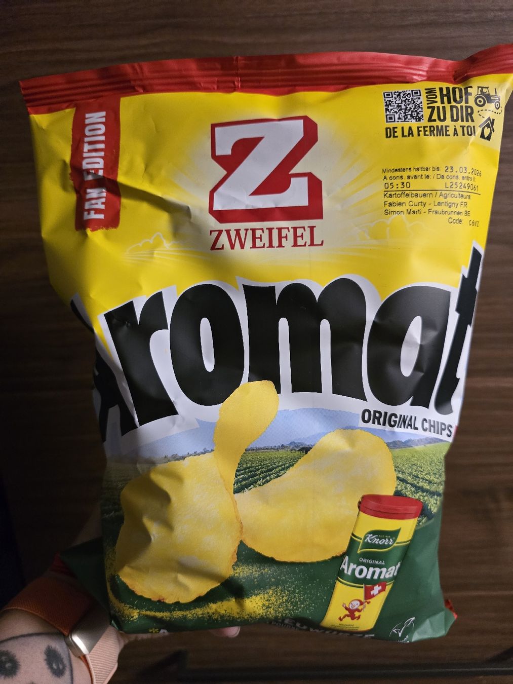 Zweifel Aromat Chips, Original, Limited Edition! 🍟 (Neu und ...