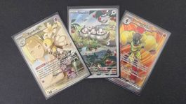 Pokémon Karten Set 3 Stk. Bandelby, Staralili, Crimanzo DE 
