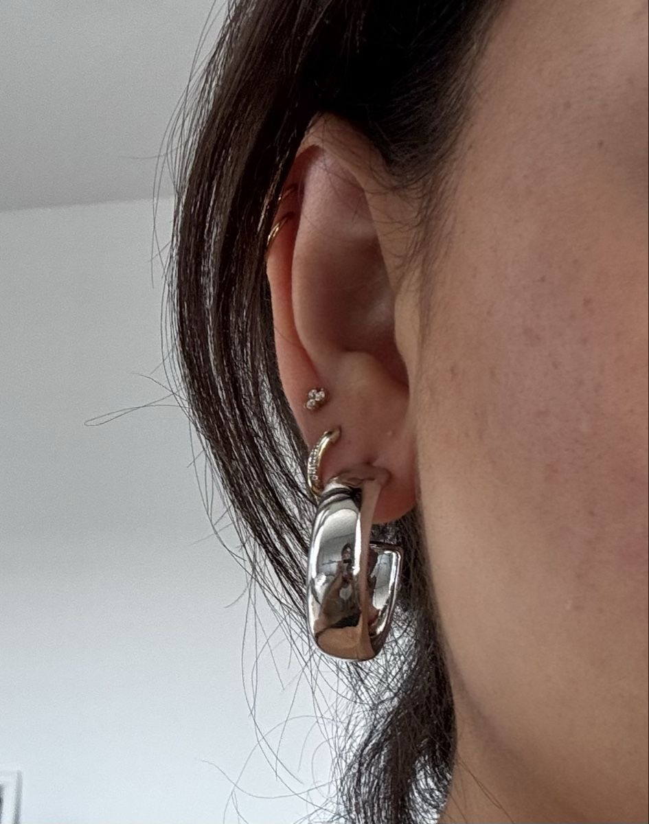 Ohrringe & -stecker: Silberne Hoops Paul Valentin – Neu (gemäss Beschreibung) aus Basel von Vaniiiy 3