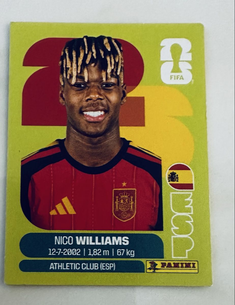 Panini Cartes à collectionner: Figurina Nico Williams Panini – D'occasion à Romanshorn par miky882